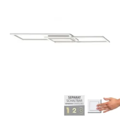 Deckenleuchte, LED, Wohnzimmer, stahl, modern,
