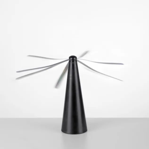 Fliegenwedler schwarz elektrisch Batterie mit USB Insektenabwehr