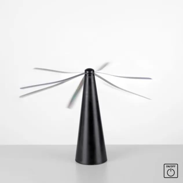Fliegenwedler schwarz elektrisch Batterie mit USB Insektenabwehr