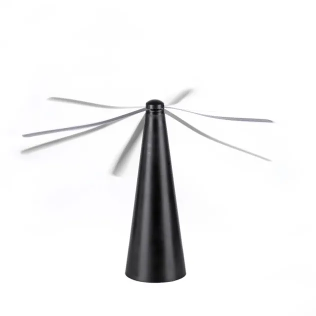 Fliegenwedler schwarz elektrisch Batterie mit USB Insektenabwehr