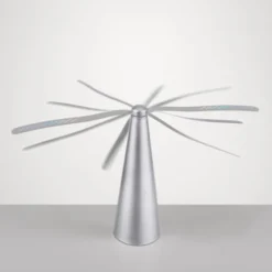 Fliegenwedler silber elektrisch Batterie mit USB Insektenabwehr