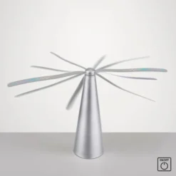 Fliegenwedler silber elektrisch Batterie mit USB Insektenabwehr