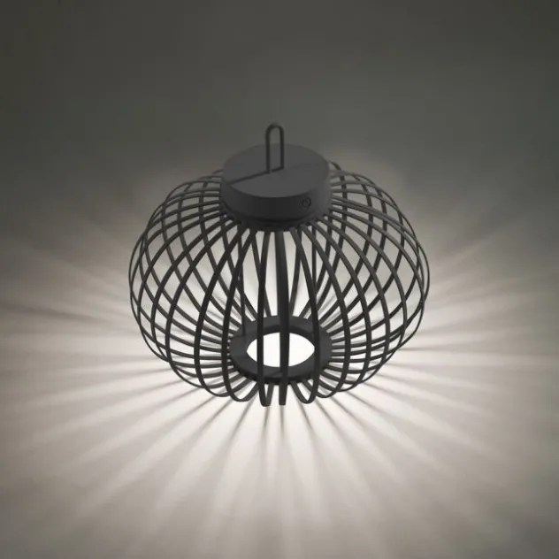 JUST LIGHT Akku Leuchte Gabbia Tisch oder Pendelleuchte