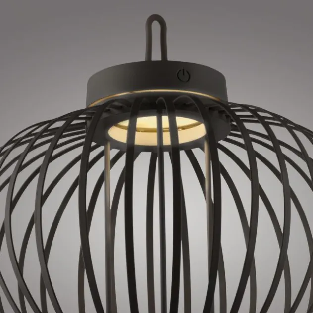 JUST LIGHT Akku Leuchte Gabbia Tisch oder Pendelleuchte