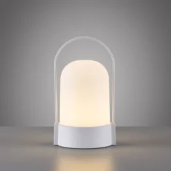 JUST LIGHT LED Akku Leuchte AKKU-JAN, weiss,