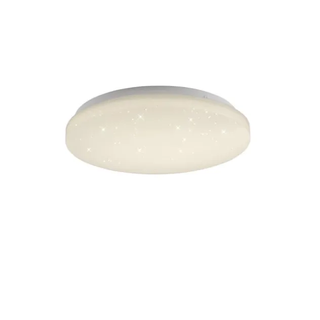 JUST LIGHT LED Deckenleuchte URANUS, weiss, Sternenhimmeloptik