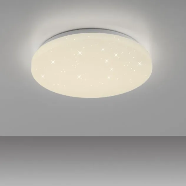JUST LIGHT LED Deckenleuchte URANUS, weiss, Sternenhimmeloptik