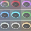 JUST LIGHT LED Deckenleuchte mit Ventilator BRANDA weiß RGB CCT