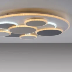JUST LIGHT LED Deckenleuchte MODENA rund dimmbar Memoryfunktion