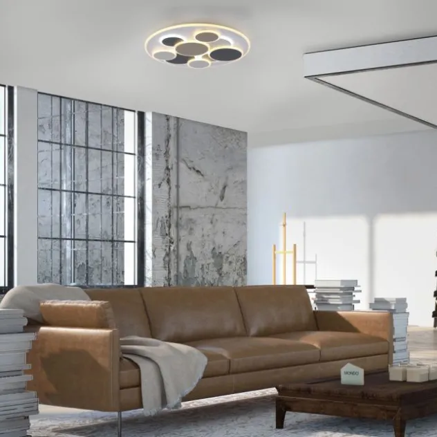 JUST LIGHT LED Deckenleuchte MODENA rund dimmbar Memoryfunktion