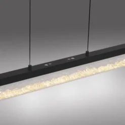 JUST LIGHT LED Pendelleuchte SPLENDA, schwarz, Touchdimmer