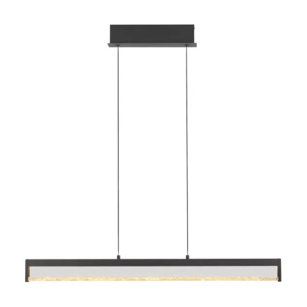 JUST LIGHT LED Pendelleuchte SPLENDA, schwarz, Touchdimmer