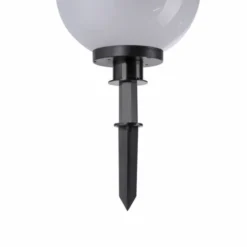 Kugelleuchte, 2er-Set, IP44, Ø30cm, weiss, inkl. Erdspieß