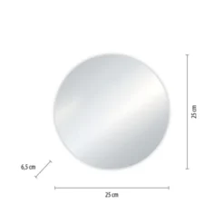 LED Akkuleuchte AKKU 25cm chrom Timerfunktion USB dimmbar