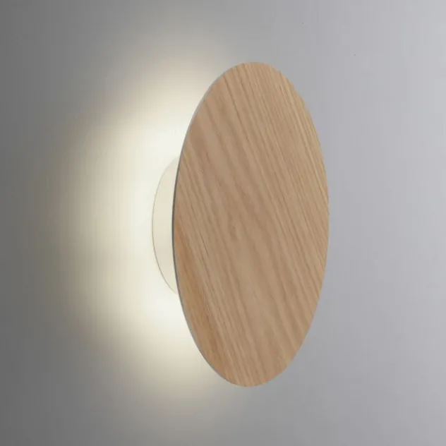 LED Akkuleuchte AKKU 25cm Holz Natur Timerfunktion USB dimmbar