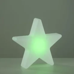 LED Akku Leuchte AKKU-STAR, weiss, klein, Deko-Leuchte Outdoor, IP44, USB-Ladekabel