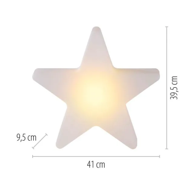 LED Akku Leuchte AKKU-STAR, weiss, klein, Deko-Leuchte Outdoor, IP44, USB-Ladekabel