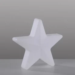 LED Akku Leuchte AKKU-STAR, weiss, klein, Deko-Leuchte Outdoor, IP44, USB-Ladekabel