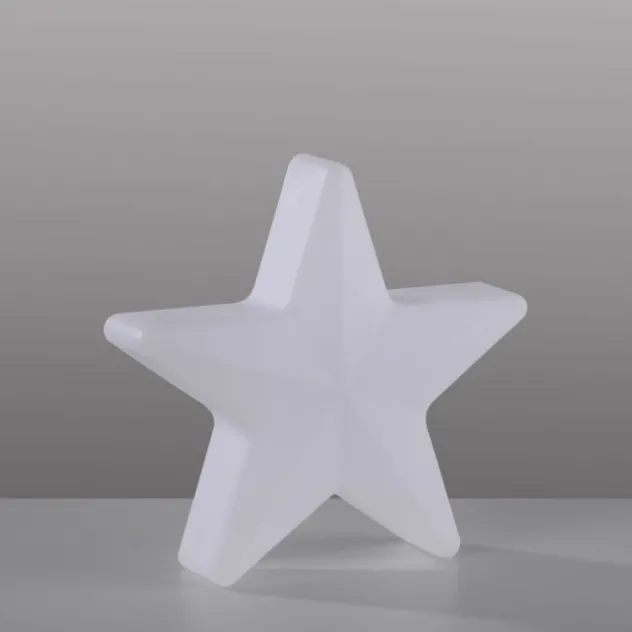 LED Akku Leuchte AKKU-STAR, weiss, klein, Deko-Leuchte Outdoor, IP44, USB-Ladekabel