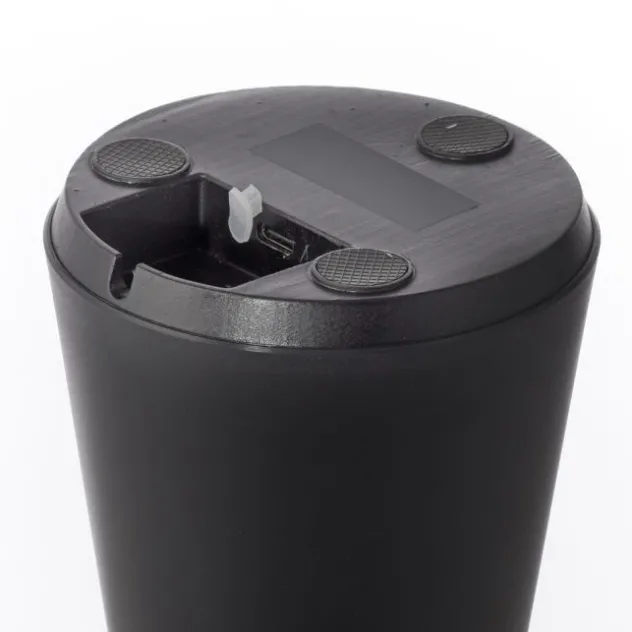 LED Akkuleuchte Tischleuchte schwarz Touchdimmer IP54 USB Innen-Außenbereich