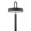LED Akku Stehlampe schwarz dimmbar per Touch IP44 Memoryfunktion