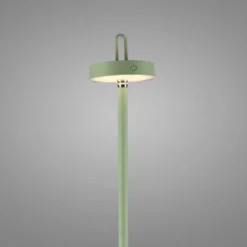 LED Akku Stehleuchte grün Touchdimmer IP44 Innenbereich Garten