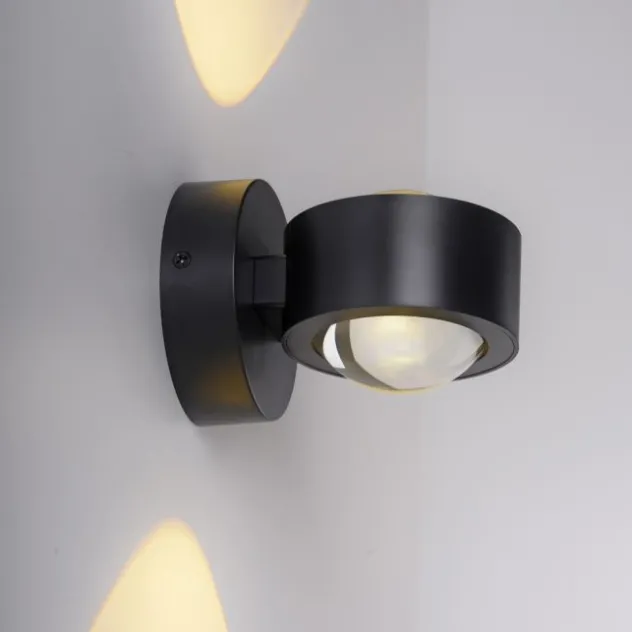LED Akku Wandleuchte AKKU-CHIA, schwarz,
