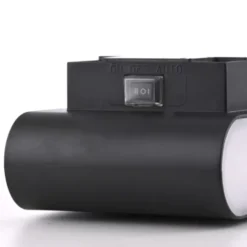 LED Akku Wandleuchte AKKU-ZIDDY, schwarz, Bewegungsmelder, aufladbar