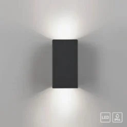 LED Außenleuchte anthrazit IP54 spritzwasserschutz Wandleuchte