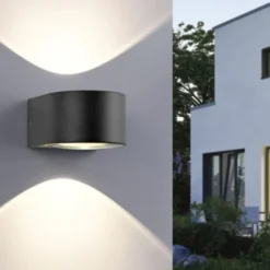 LED Außenleuchte anthrazit spritzwasserschutz IP54 Wandleuchte