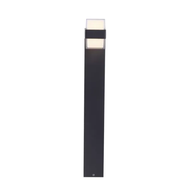 LED-Außenleuchte, Wegleuchte, anthrazit, IP44, Warmweiß