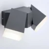 LED-Außenwandleuchte, anthrazit, warmweißes Licht, Schutzart IP54