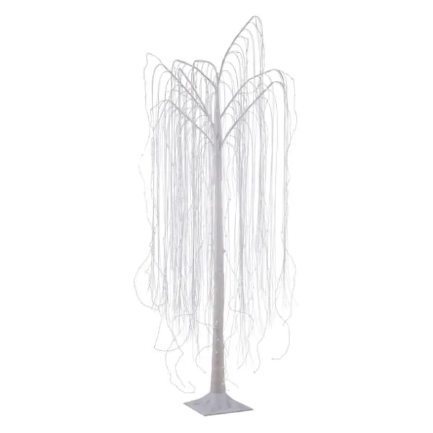 LED Baum, weiß, Weidenoptik, warmweißes Licht, spritzwassergeschützt
