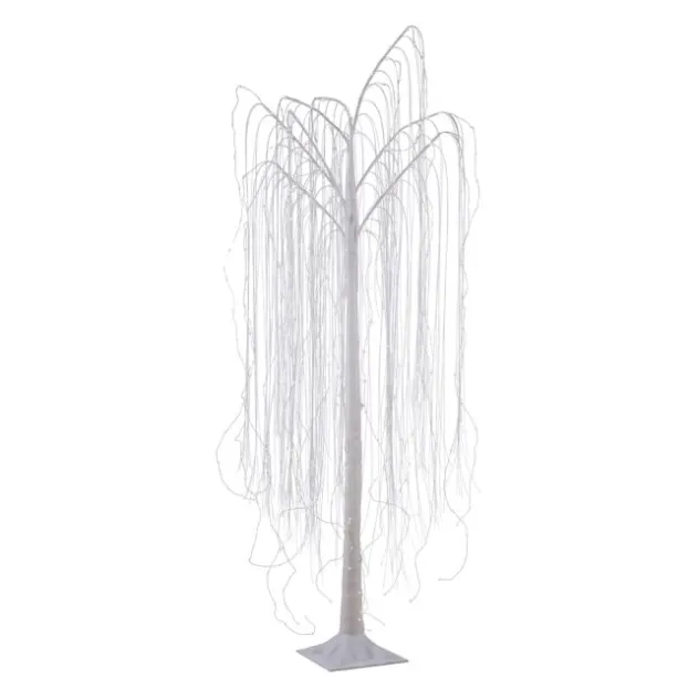 LED Baum, weiß, Weidenoptik, warmweißes Licht, spritzwassergeschützt