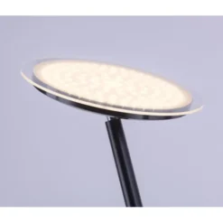 LED-Deckenfluter, schwarz, verstellbaren Fluterkopf, Stehlampe