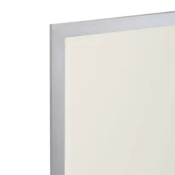 LED Deckenlampe silberfarbig energiesparend rechteckig 80x25 cm warmweiß
