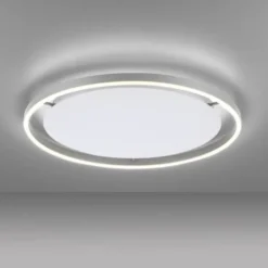 LED Deckenleuchte aluminium rund Ø60cm dimmbar Switchmo warmweiß