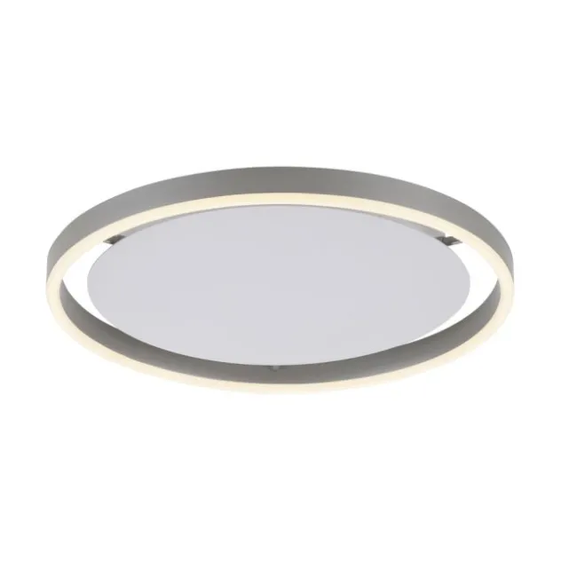 LED Deckenleuchte aluminium rund Ø40cm dimmbar Switchmo warmweiß