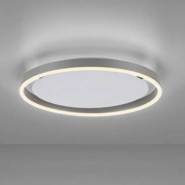 LED Deckenleuchte aluminium rund Ø40cm dimmbar Switchmo warmweiß
