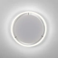 LED Deckenleuchte aluminium rund Ø40cm dimmbar Switchmo warmweiß