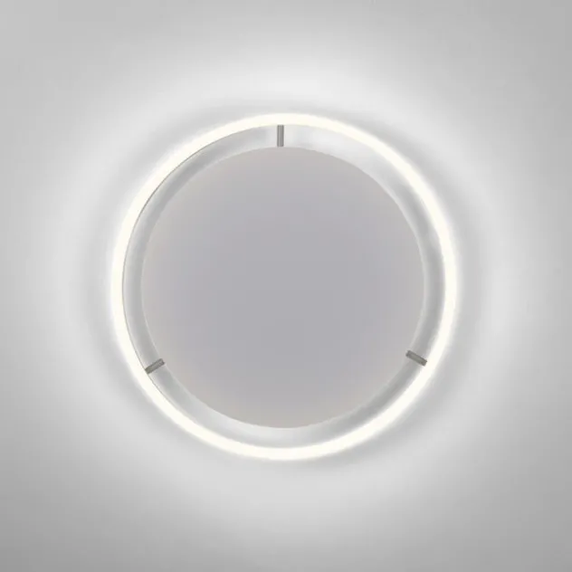 LED Deckenleuchte aluminium rund Ø40cm dimmbar Switchmo warmweiß
