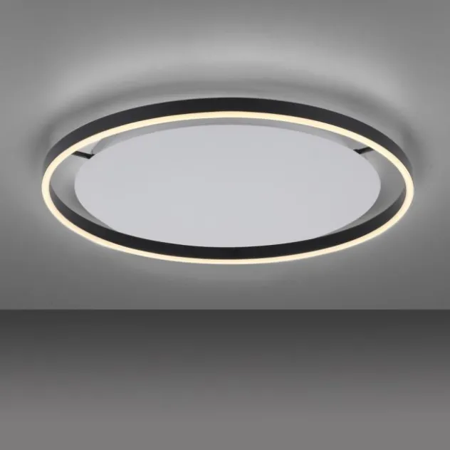 LED Deckenleuchte anthrazit rund Ø60cm dimmbar Switchmo warmweiß