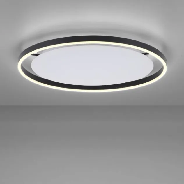 LED Deckenleuchte anthrazit rund Ø60cm dimmbar Switchmo warmweiß