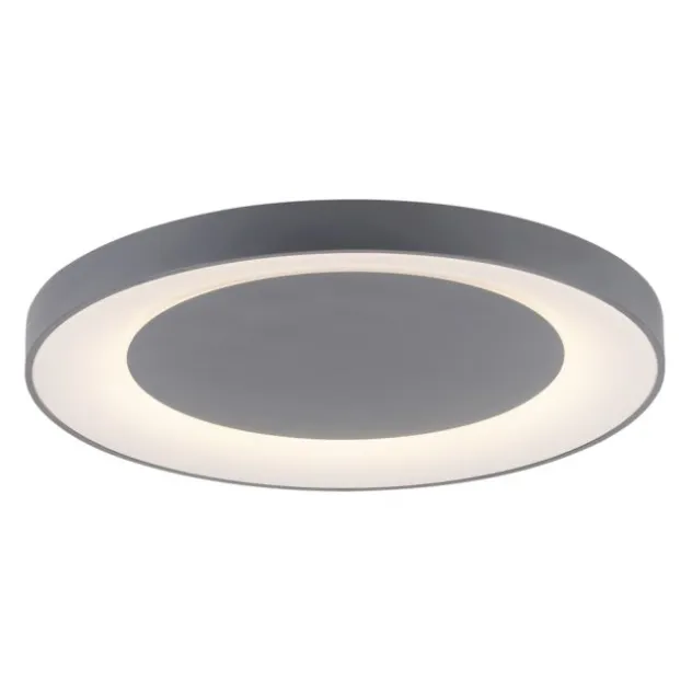 LED-Deckenleuchte, anthrazit-grau, dimmbar, CCT-Farbmanagement, Memory Funktion