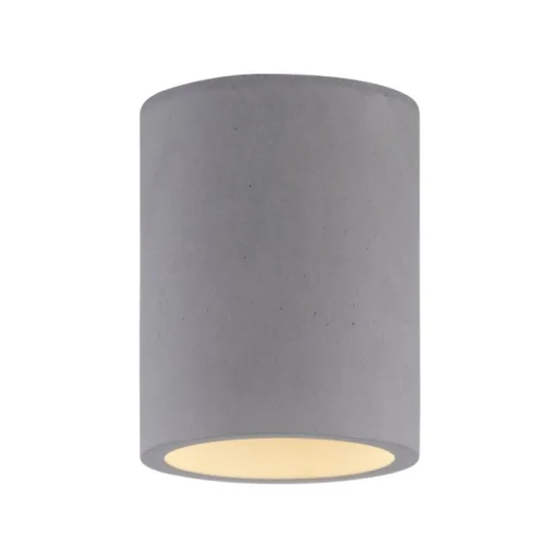 LED Deckenleuchte, betonfarben, GU10, LED wechselbar, IP20