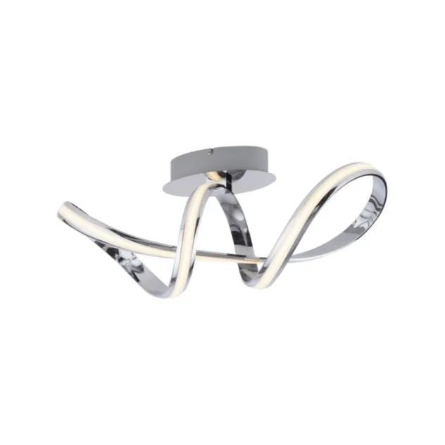 LED Deckenleuchte chrom dimmbar Memoryfunktion warmweiß