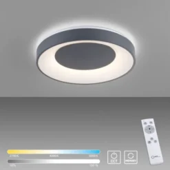 LED Deckenleuchte 50cm, dimmbar, Serienschaltung, CCT, blendfrei
