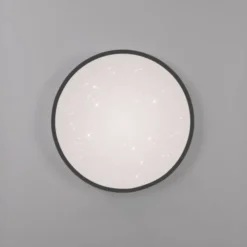 LED Deckenleuchte D=49cm schwarz Sternenhimmeloptik dimmbar