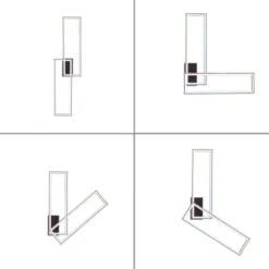 LED Deckenleuchte, dimmbar, Fernbedienung, Schlafzimmer,