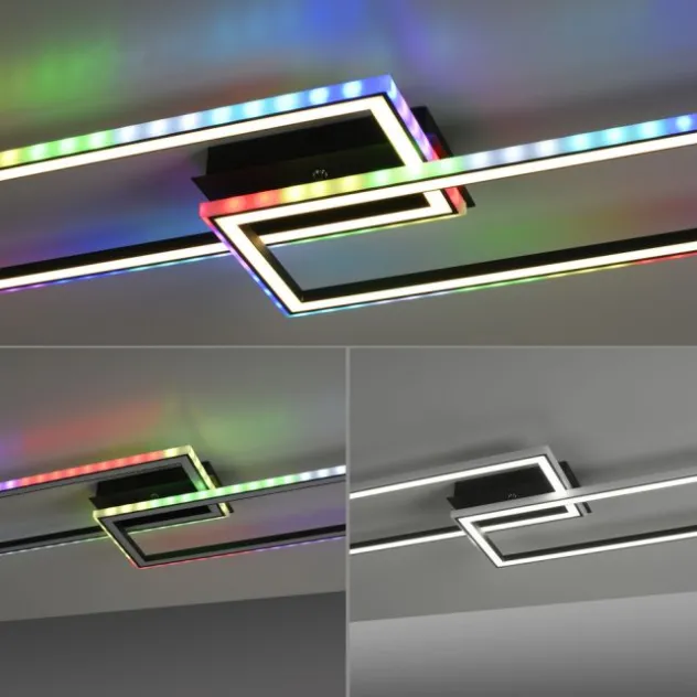 LED Deckenleuchte, dimmbar, Fernbedienung, Schlafzimmer,